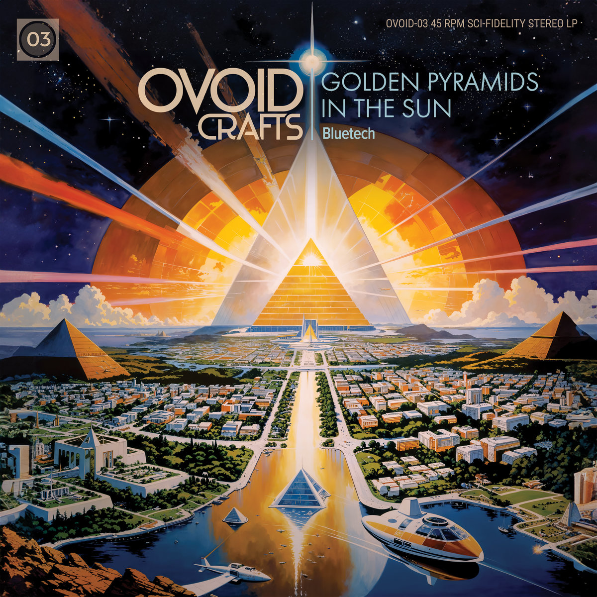 Golden Pyramids In The Sun EP (Ovoid Crafts 03) album cover