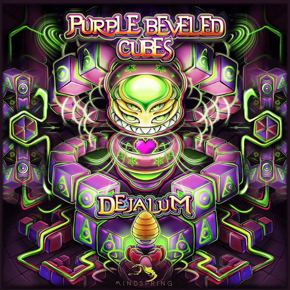 Purple Beveled Cubes album cover